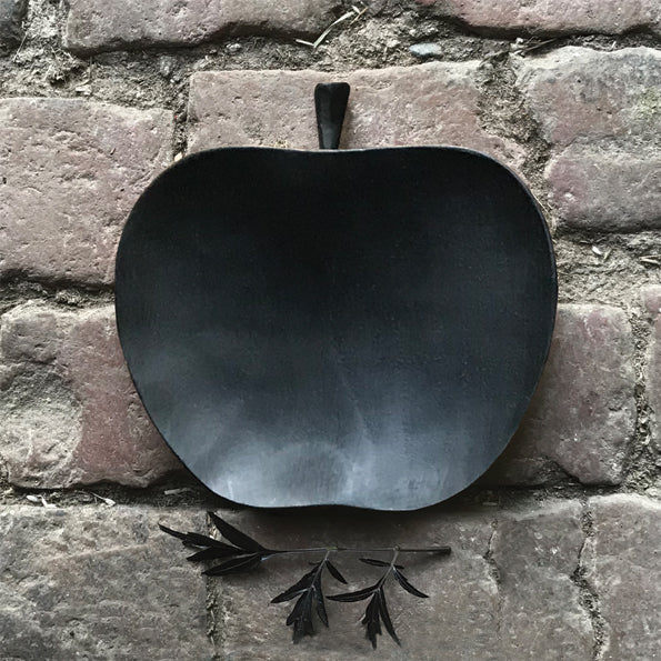 Apple wood bowl - Black