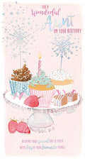 Aunt Birthday Cakes And Sparklers