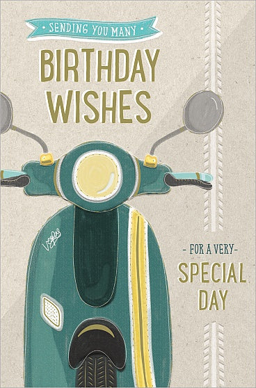 Birthday Motor Scooter