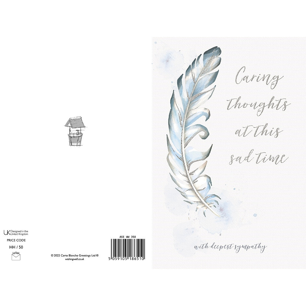 Caring Thoughts Feather