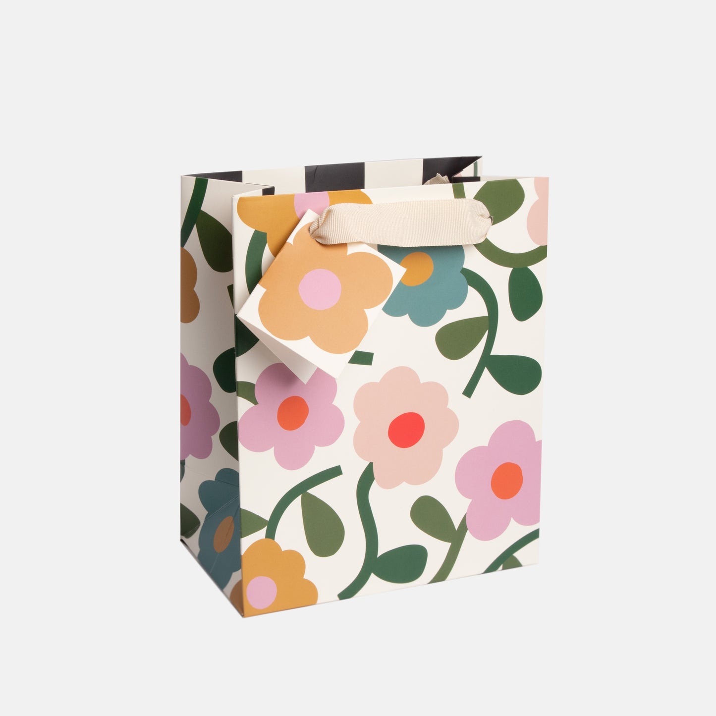 Multi Floral Medium Gift Bag