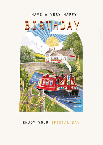 Happy Birthday Canal Boat