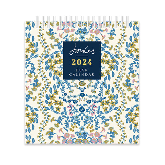2024 Joules Floral Desk Calendar
