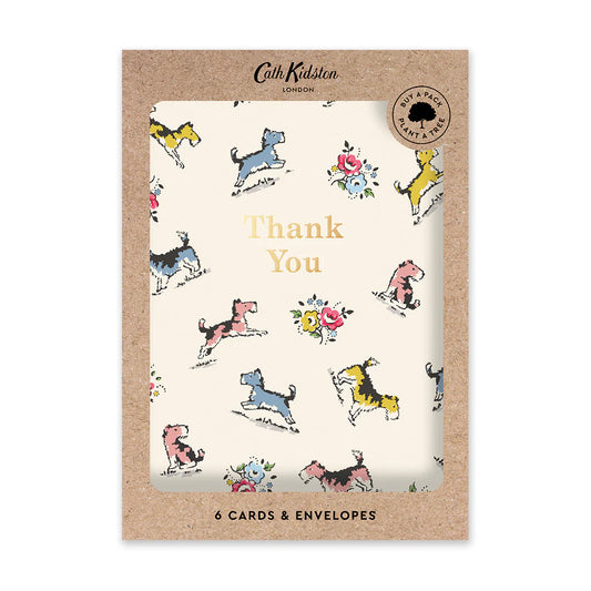 Scottie Dog Repeat Thank You Card Set