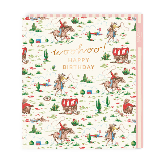 Cath Kidston Cowboy Large Birthday Greeting Card