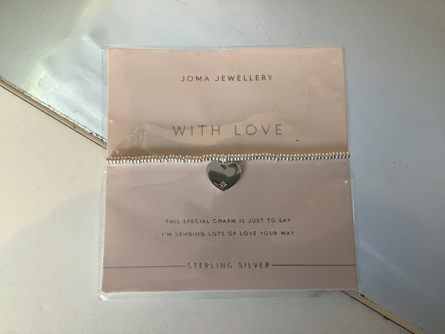 With Love - Sterling Silver Bracelet