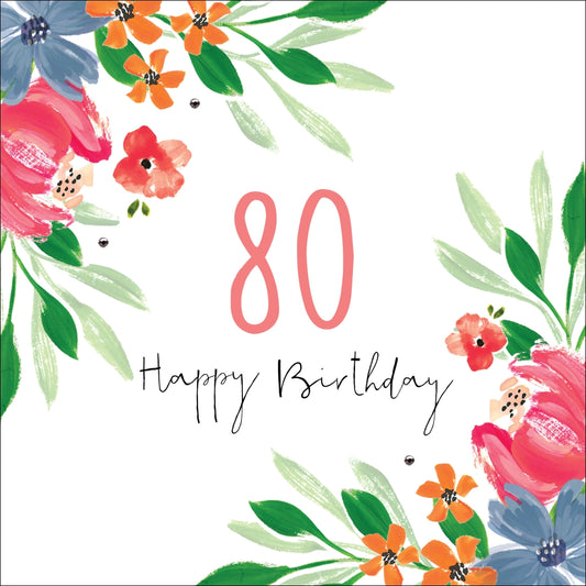 Age 80 - Happy Birthday