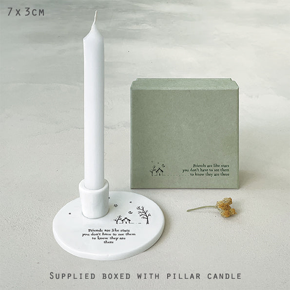 Candle holder - Friends are like stars