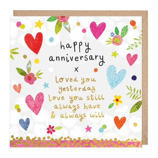 Love You Always Happy Anniversary Card