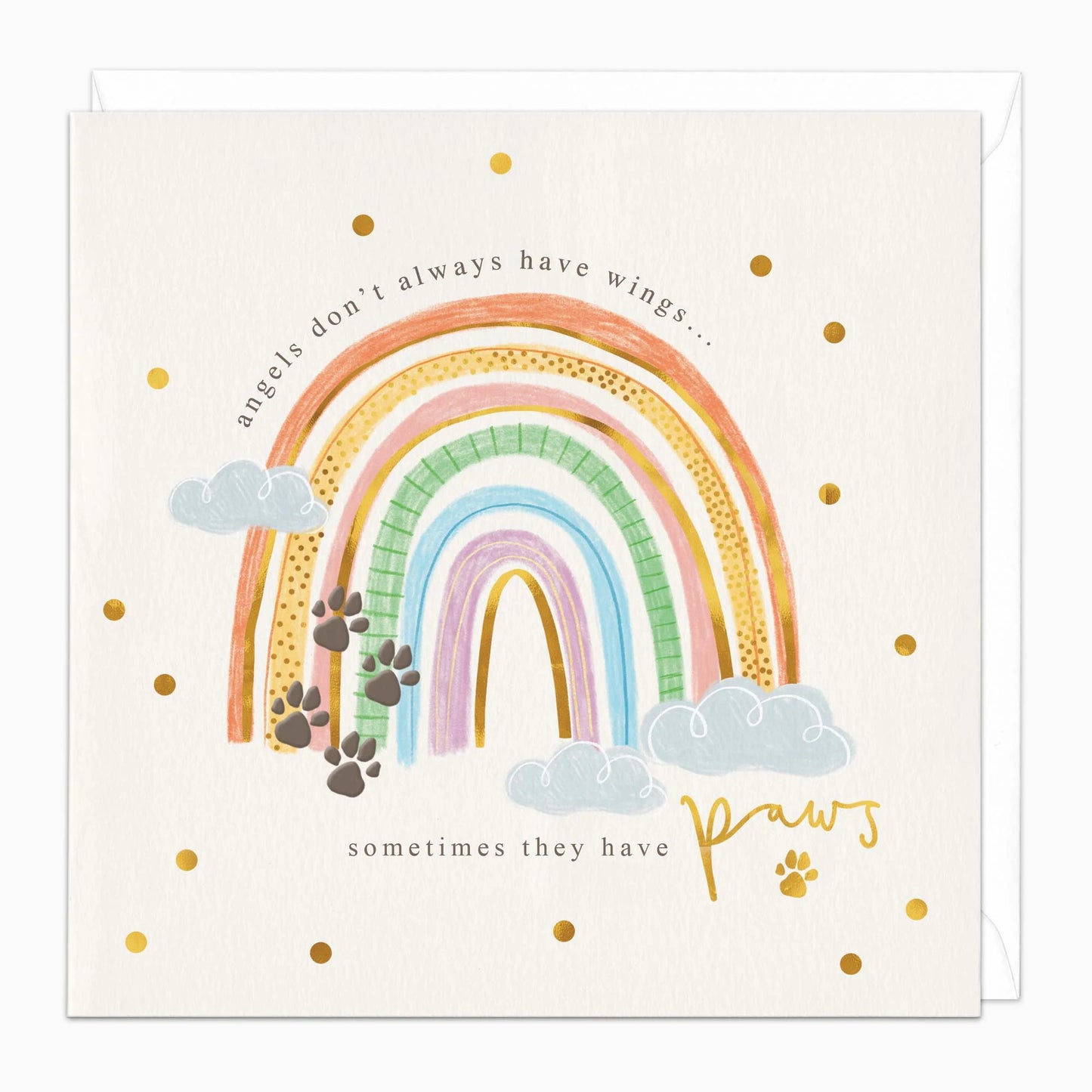 Heavenly Pets Sympathy Arch Card