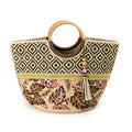 Geo leaf jute bag