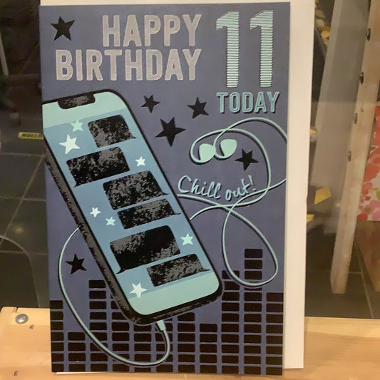 Age 11 11th Birthday Mobile iphone