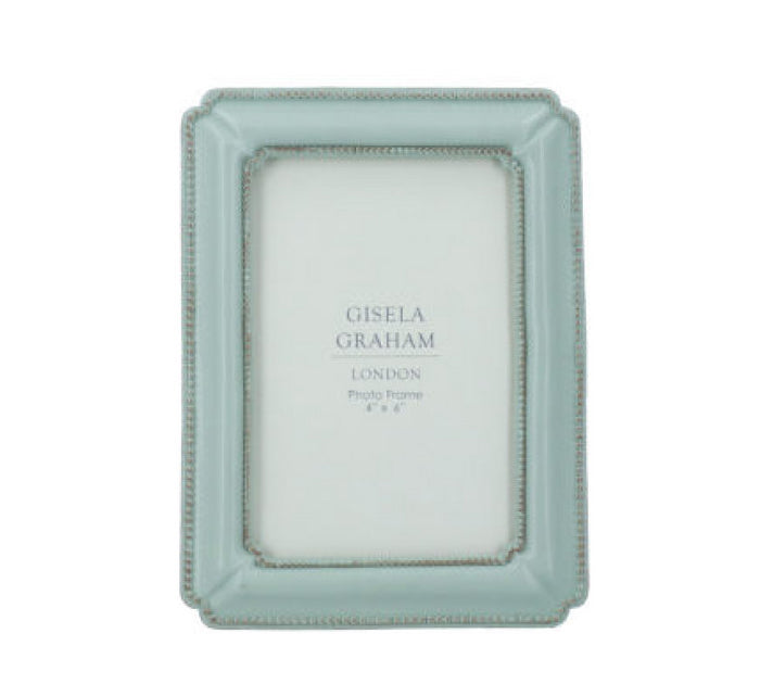 Verdigris Resin Picture Frame, 4 x 6