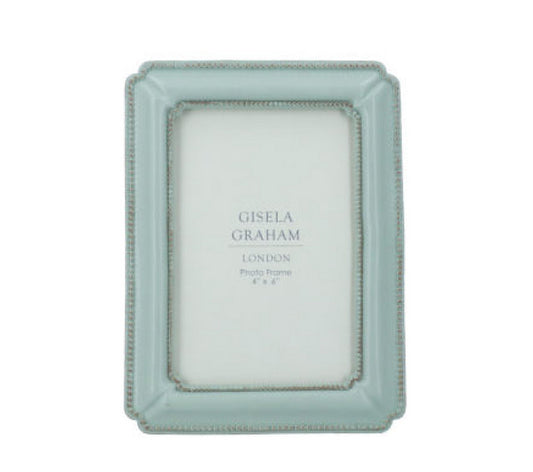 Verdigris Resin Picture Frame, 4 x 6