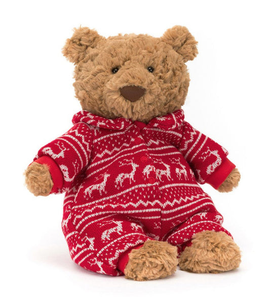 Bartholomew Bear Winter Pyjamas