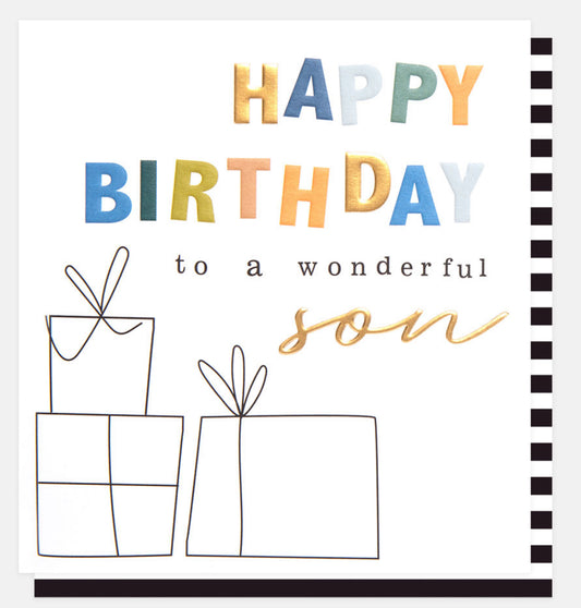 Happy Birthday to a Wonderful Son