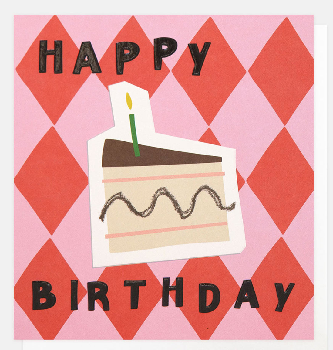 Happy Birthday Cake with Harlequin