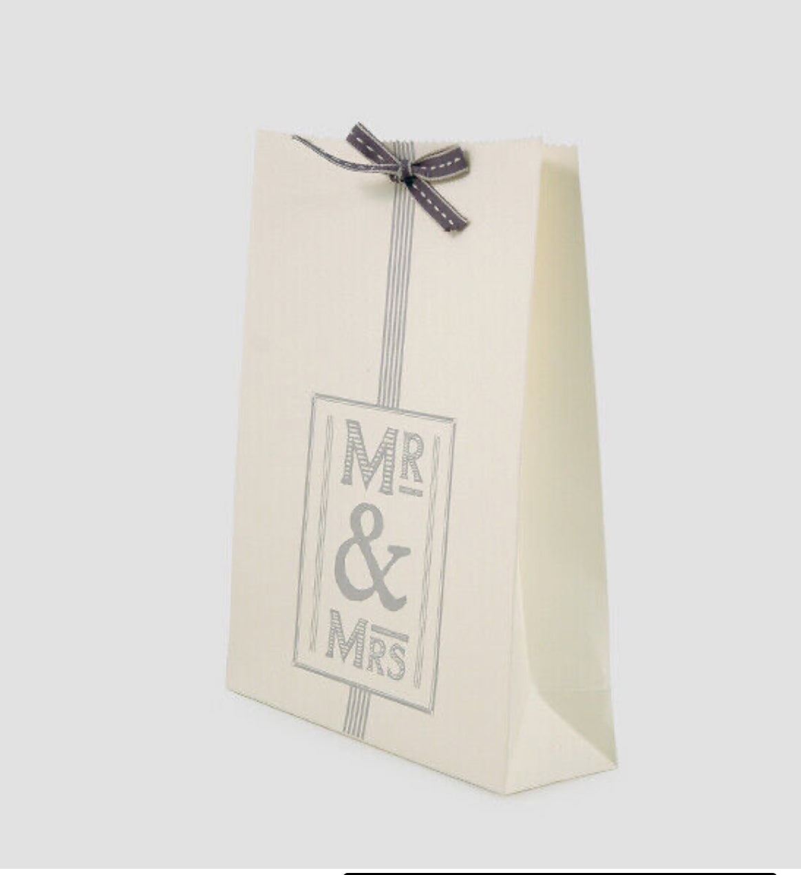 Paper Gift Bag Mr & Mrs