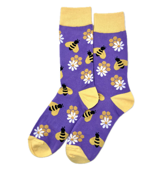 Purple Bee Socks