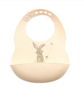 Catch It Silicone Bib Bunnies Cream