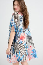 Zebra & Flamingo Silk Cover Up