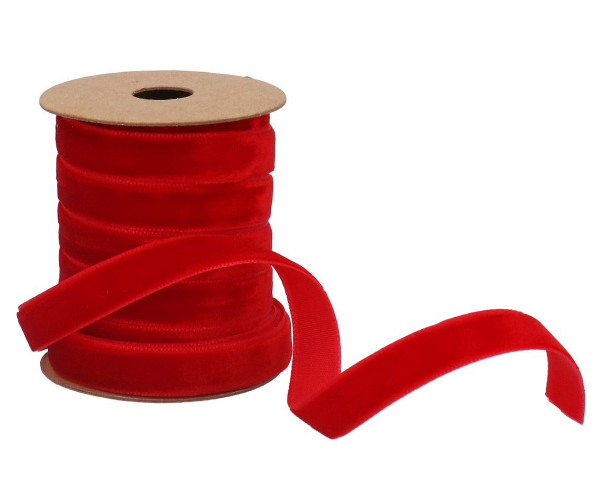 Red velvet ribbon