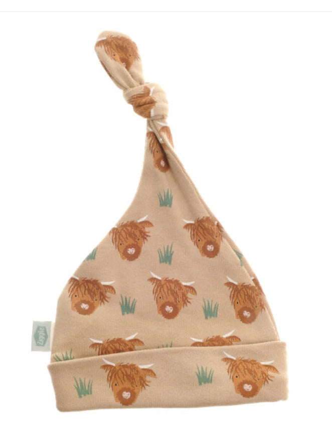 Highland Cow Baby Hat