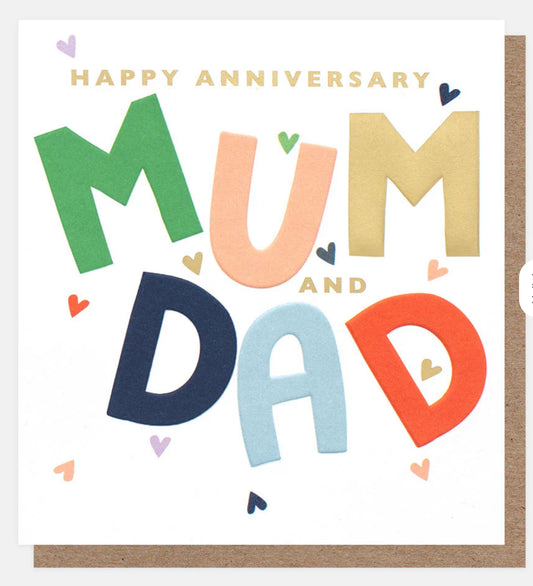 Happy Anniversary Mum and Dad