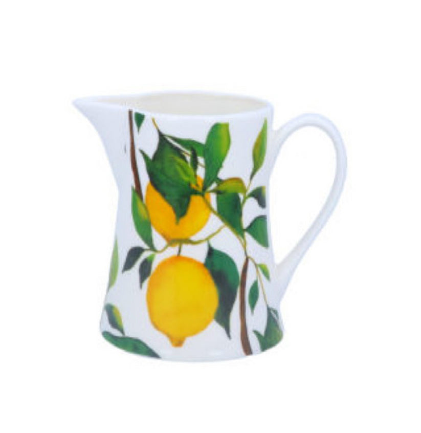 Lemon tree bone china jug small