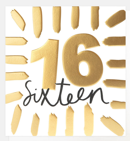 Age 16 Sixteen Today