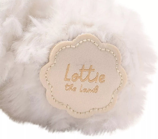 Lottie The Plush Sitting White Lamb 22 cm