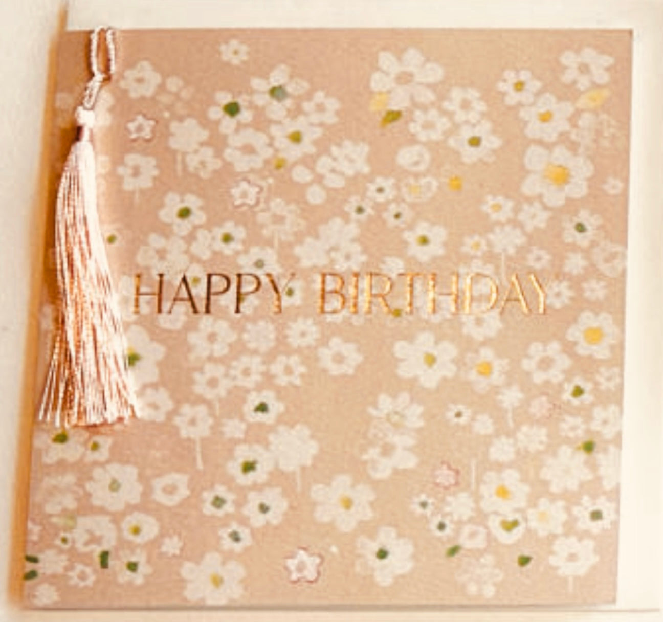 Happy Birthday Flower Print