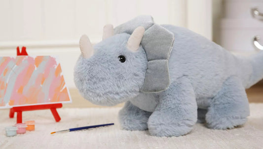Tyrone Plush Blue Dinosaur 40cm