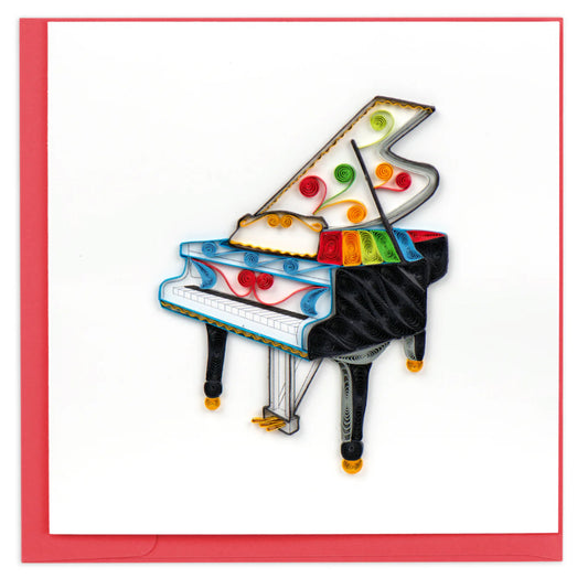 Quilling Cards Grand Piano