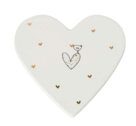Heart Coaster Bird & Heart