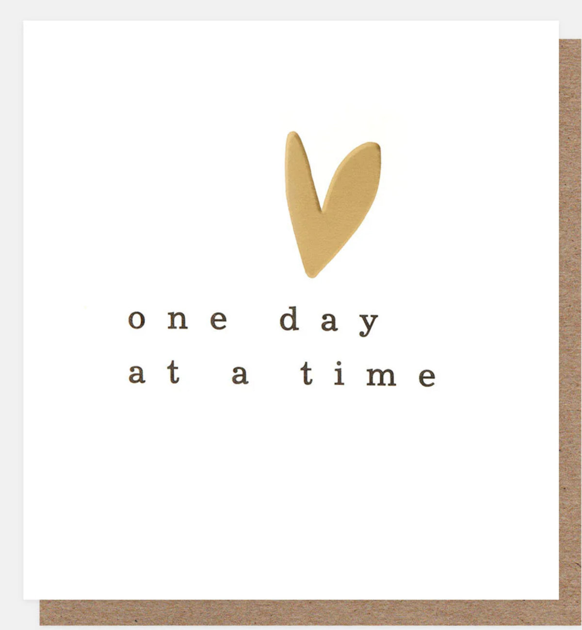 One Day At A Time Small Gold
