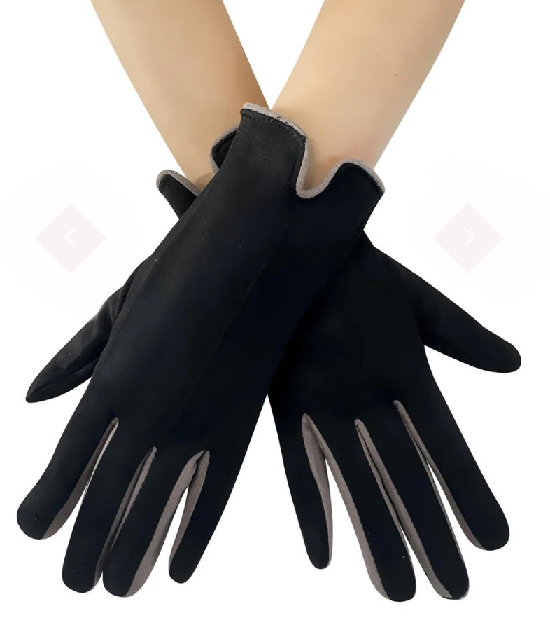 Classic Suede Touchscreen Gloves