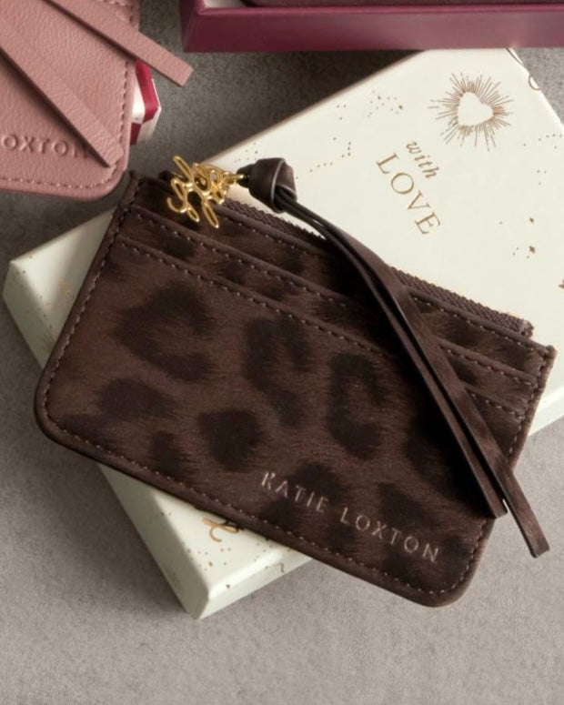 GIFT BOX COIN & CARDHOLDER - LEOPARD