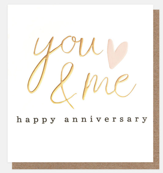 You and Me Script Happy Anniversary