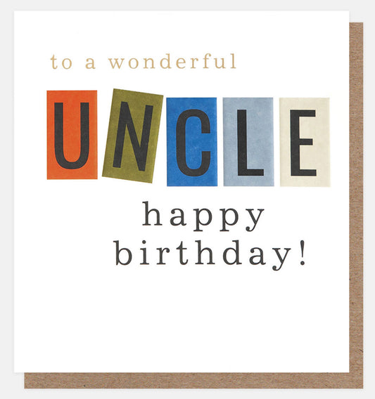Happy Birthday Wonderful Uncle