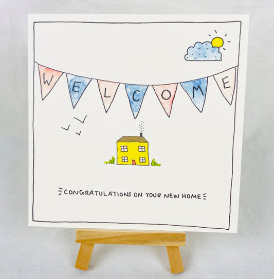 Congratulations on your New Home - Hand Drawn