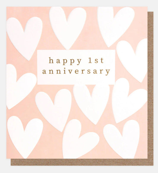 Happy 1st Anniversary Hearts