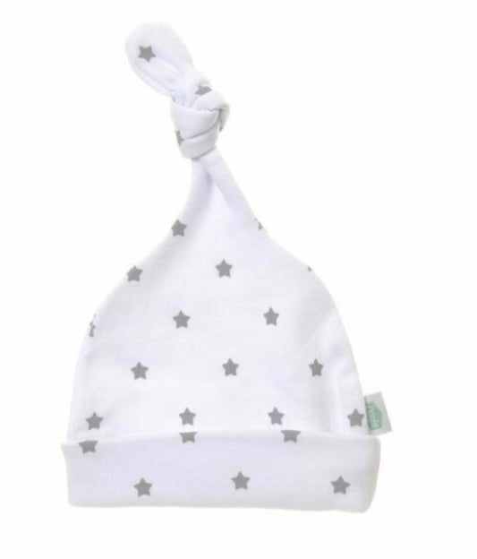 White with Grey Stars Hat