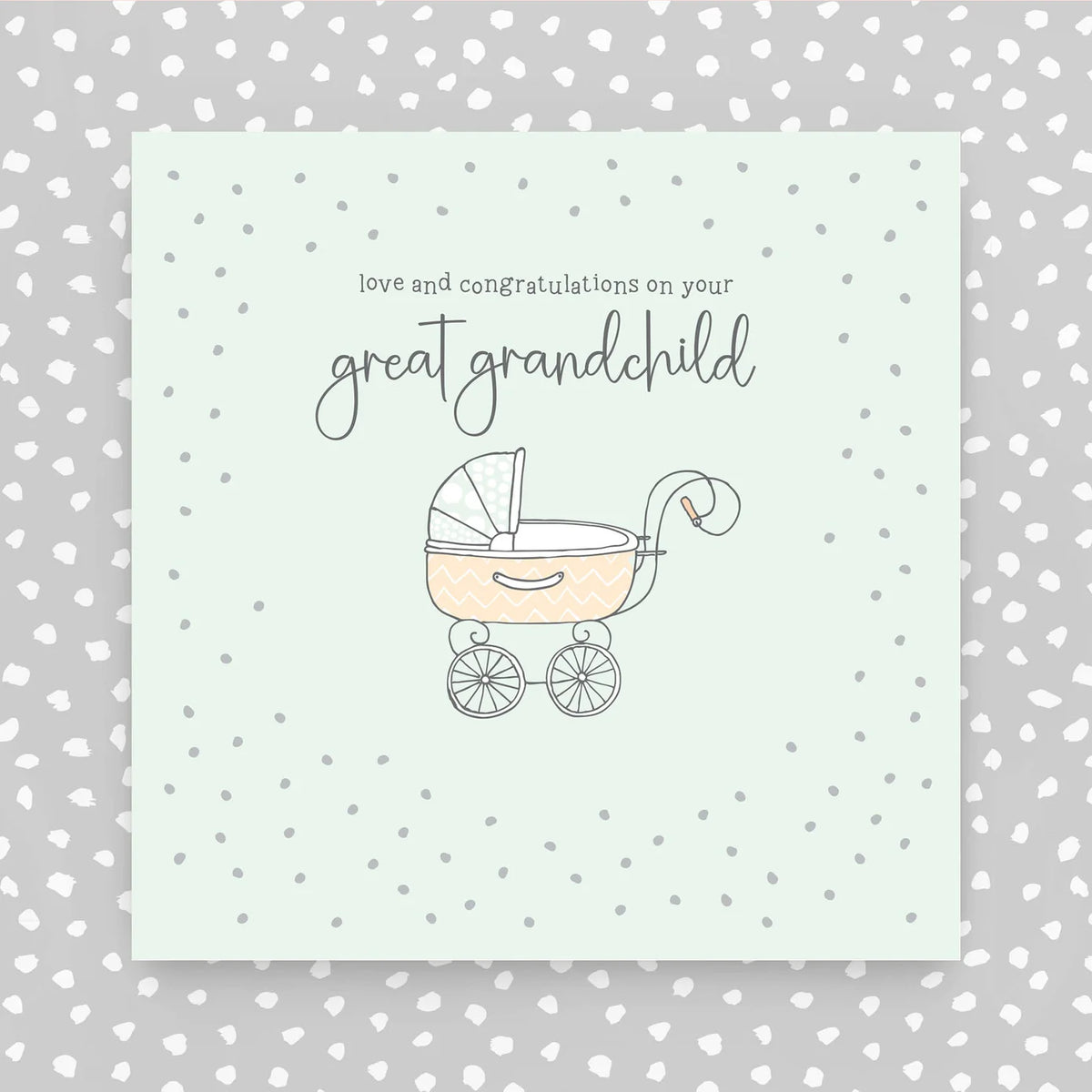 Congratulations on your new Great grandchild greeting card