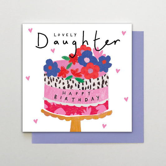 Happy birthday lovely daughter cake
