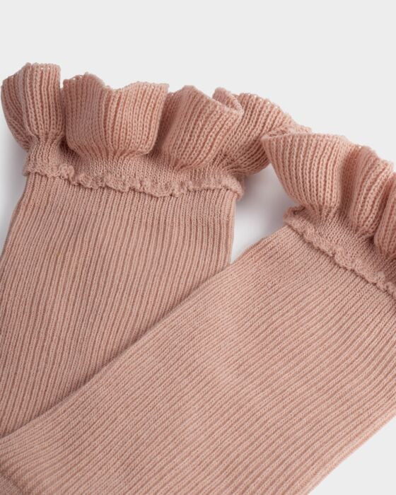 GIFT BOXED RUFFLE SOCKS | Pink | One