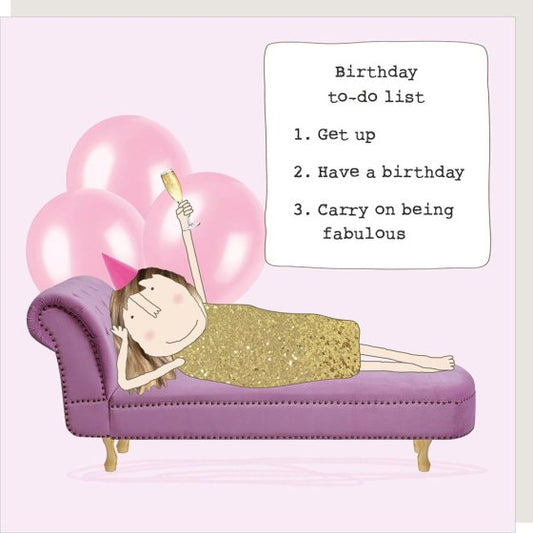 BIRTHDAY TO DO