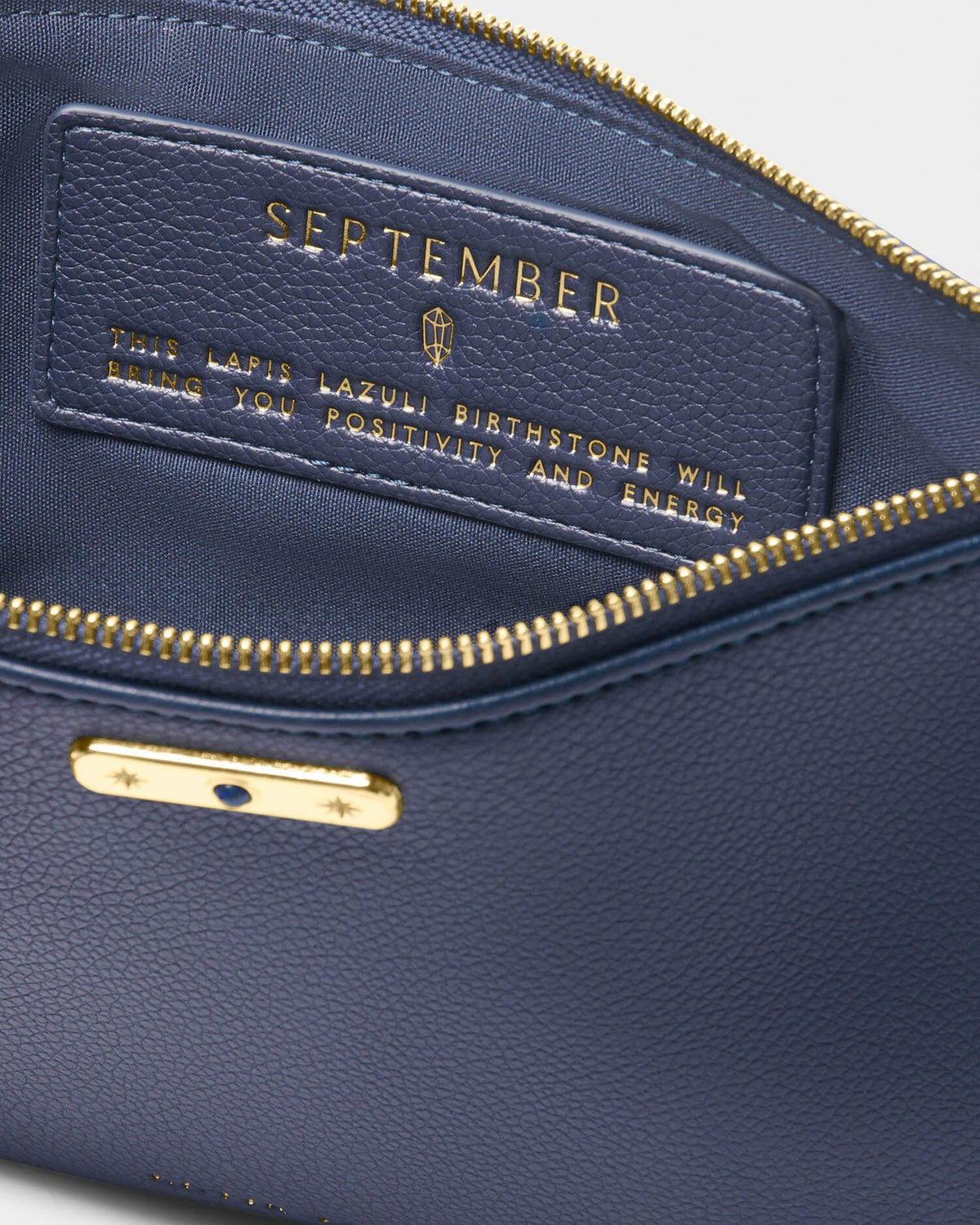 BIRTHSTONE POUCH | SEPTEMBER | Deep Navy
