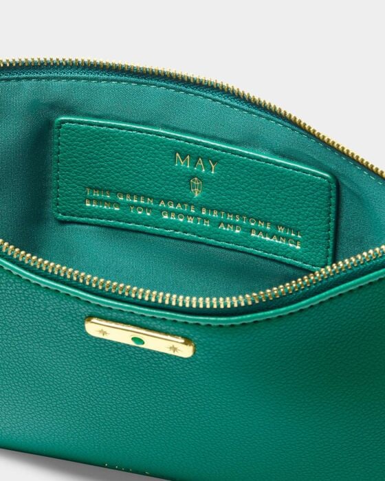 Birthstone Pouch May Emerald