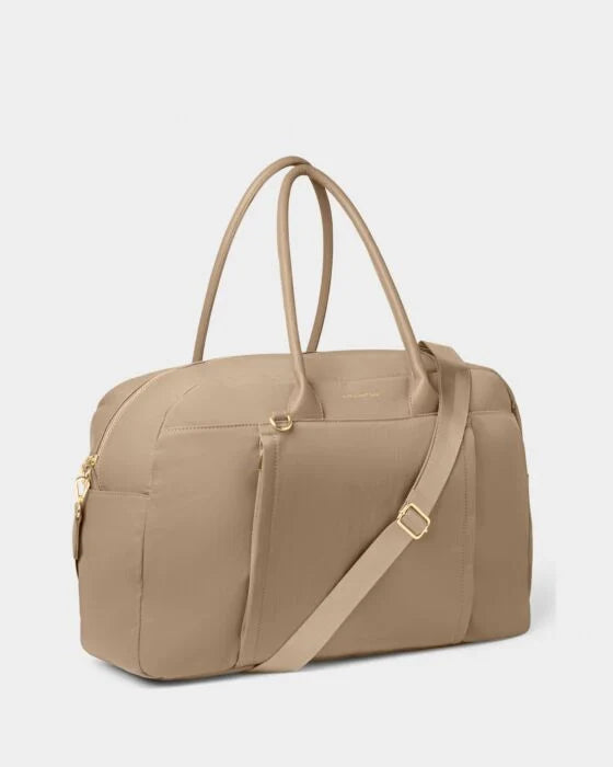 NYLON LUXE EVERYDAY HOLD-ALL TAUPE